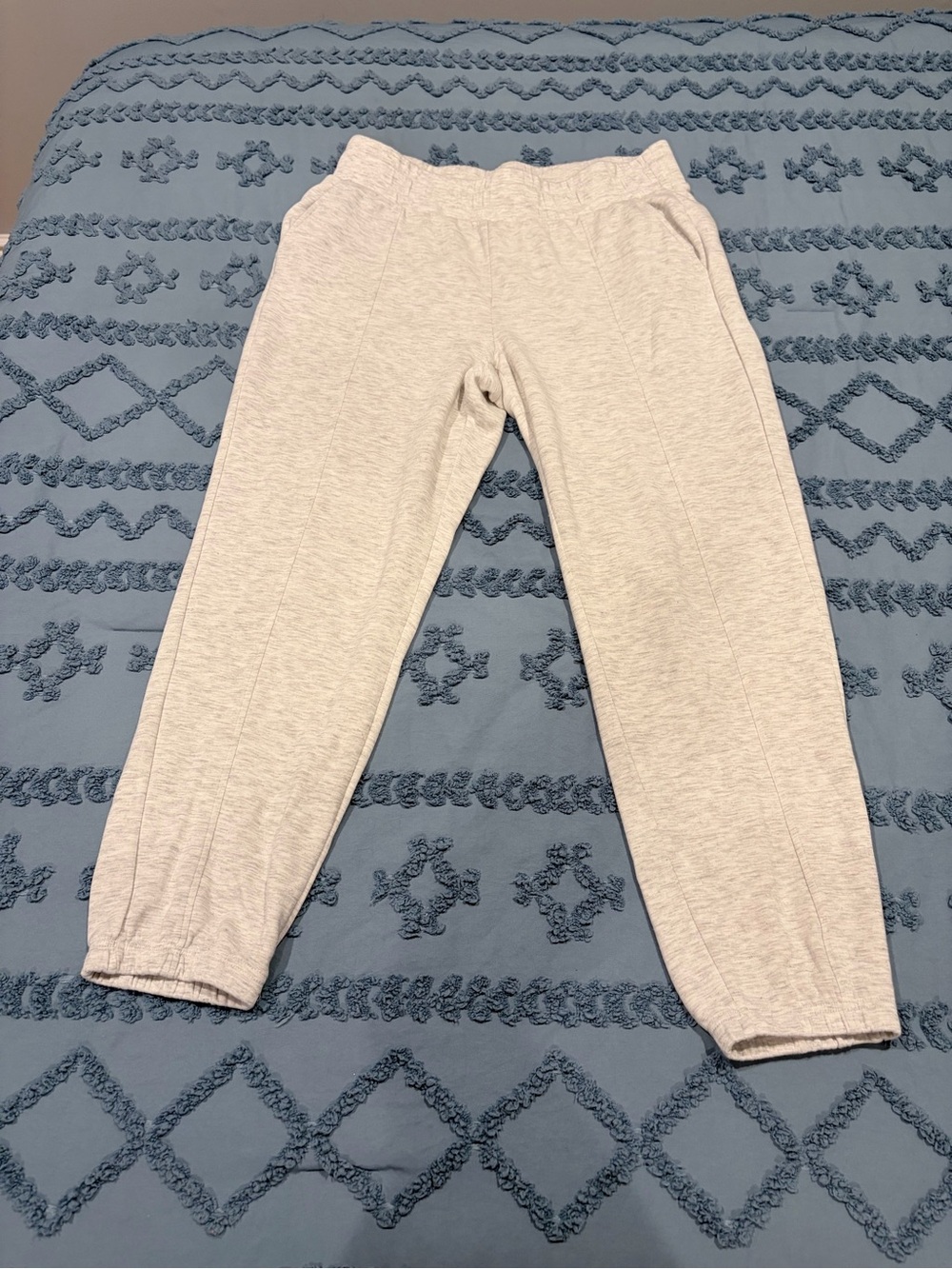 Danskin Light Gray  Sweatpants with Elastic Cuffs